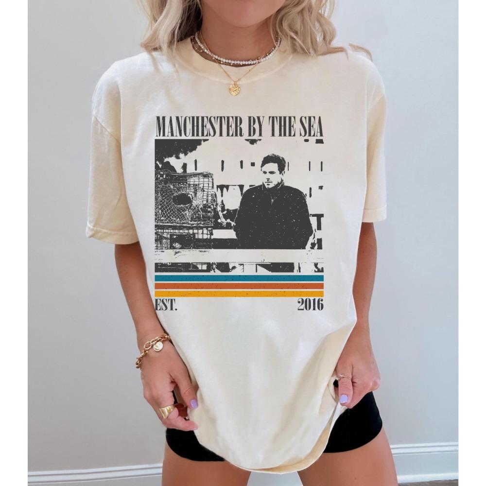 

Manchester By The Sea Movie Theme T-Shirt Retro Style Printed Pattern T-Shirt A Gift for Fans Men s and Women s T-Shirt 3XL