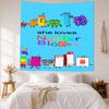 Numberblocks Wall Decor Tapestry Art For Pet Memorial Birthdaywedding Party Backdrop Family Gift