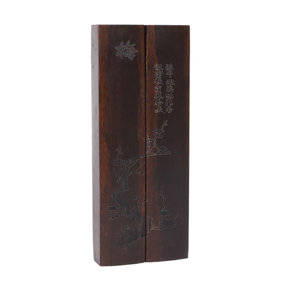 1Pair Natural Wood Paperweight Retro Calligraphy Tool Ancient Chinese Paper Weight  Art Supplies