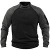 Men's Stand-up Collar Sweatshirt: Spring/Autumn, Loose Fit, Color Block, Warm, Breathable, Tactical Outdoor Wear