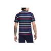 Nike FFF Academy Pro Home Logo Animal Pattern Color Block Striped Crew Neck Short Sleeve Football Shirt Men tops Black Blue FJ2727-499