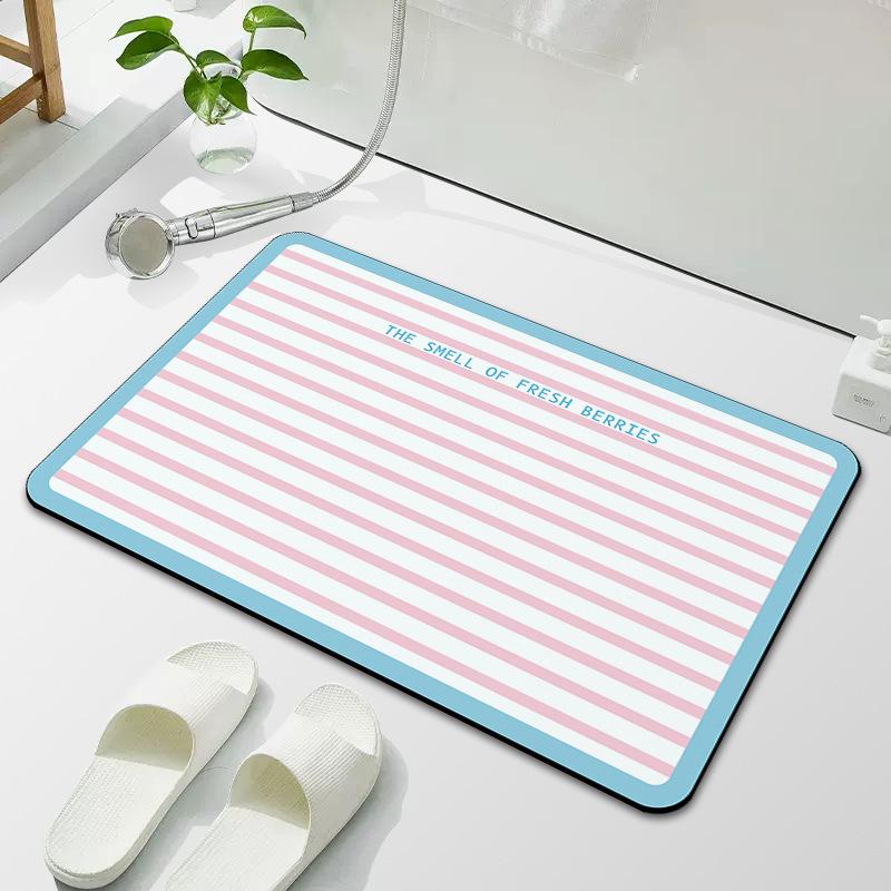 

Diatom Mud Бытовой впитывающий коврик для ванной комнаты, устойчивый к пятнам, нескользящий коврик для пола, коврик для ног, ковер, быстросохнущий дверной коврик, быстросохнущий 40 * 60Cm diatom mud