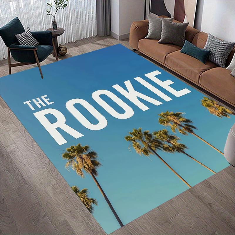 The Rookie Home Sofa Decoration for Living Room & Bedroom, Non‑Slip Play Flannel Floor Mat for Game Room