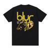 Blur Vintage Tshirt Britpop Band Concert Tour Streetwear Casual Fashion Unique Cotton Unisex T Shirt New Tee Tshirt Womens Tops