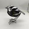 Neue Handgemachte Metallkunst-Skulptur Rotkehlchen Nachahmungsvogel Metall-Rotkehlchen Schreibtisch-Kleines Ornament Rotkehlchen-Ornament Rotkehlchen-Statue