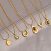 Gold Titanium Steel Clavicle Necklace For Women Light Luxury Versatile Fashion Jewelry