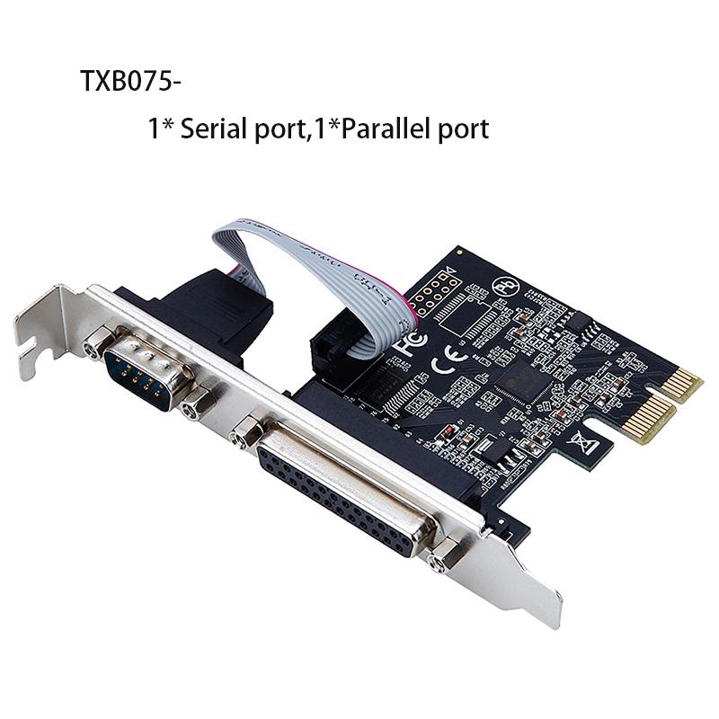 PCI E Sata Card Controller PCIE Expansion card Riser card dapter Converter PCIe express to parallel serial port card Extender PCIe Converter AX99100