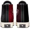 Beyond Retro x Converse Chuck Taylor All Star 1970s High-Top Canvas Shoes for Men and Women in Black and Red