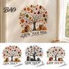 Large Tree Wall Stickers Grow Your Mind Decal, Fall Halloween Christmas Reading Themed Decals for Classroom Sticker, Inspirational Educational
