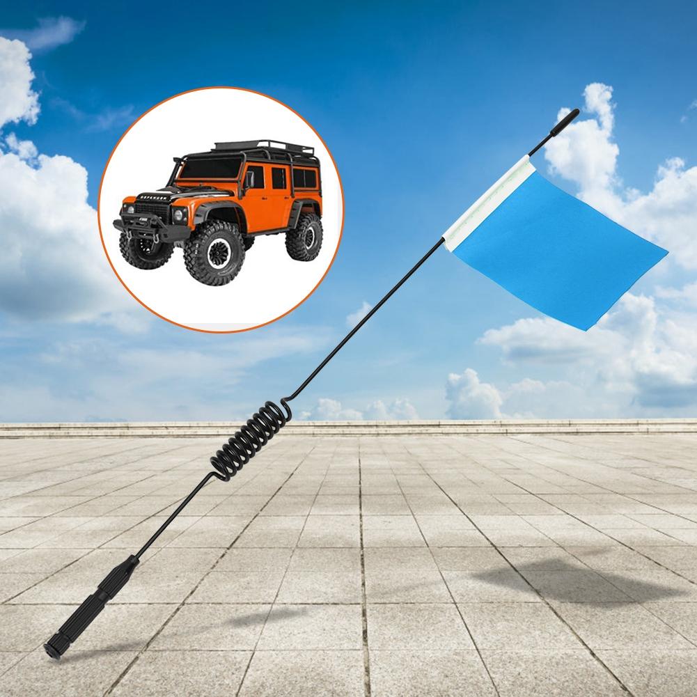 Model L29cm Simulation Signal Line with Flag for RC Climbing Car(Yellow)