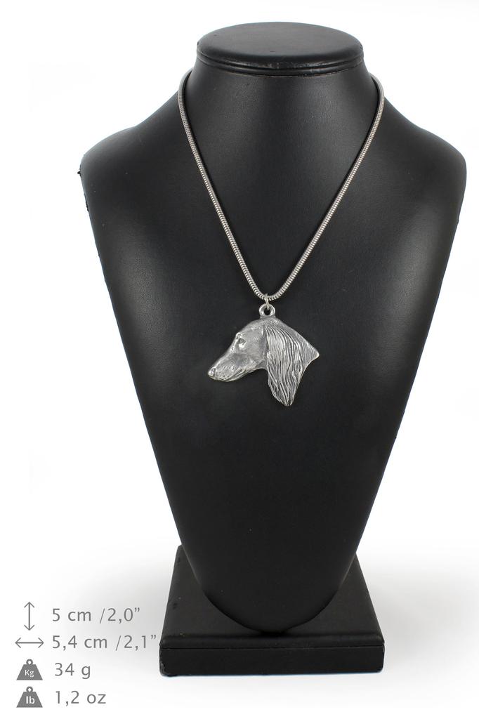 Saluki, Persian Greyhound, Arabian Hound, Gazelle Hound - Dog Necklace, Unique Jewellery for the Dog Fan, Unique Adder Pendant by Art-Dog Brand