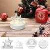 Star Candle Holder Molds with Base for Making Candle Holder Tealight Holder Decorations Gypsum Ornament Art Craft