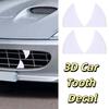 Front Grille 3D Printed Tooth Decor 3D Printed Car Front Grille Decoration  Halloween Decor