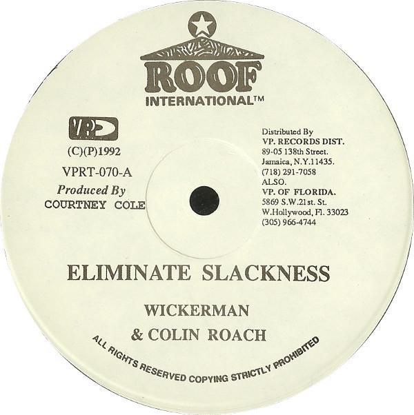 

12-дюймовая пластинка WICKERMAN COLIN ROACH JIGSY KIN Устранить провисание Rail Up VPRT070 Roof Internatio 1992 США Регги Ска Даб Б/у
