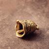 1pcs Brass Dong Huang Bell Vintage Bells Peaceful Bell Pendant Hanging Jewelry Home Ornaments Car Bell Pendant Desktop Decorative Ornaments Crafts
