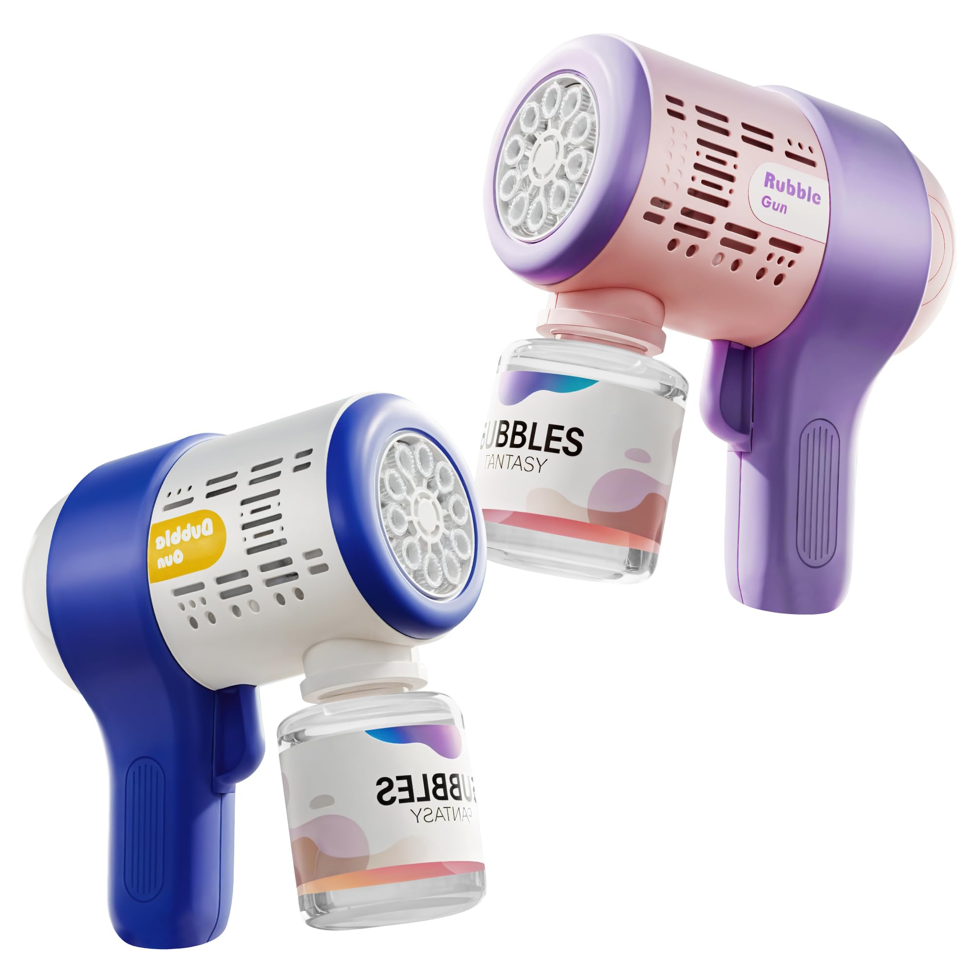 

Electric Automatic Bubble Gun Bubble Bazooka Bubble Maker Kids Toy for Outdoor 12 Bubble LED 40cm Christmas Gift for Boys and Gift for Birthdays to of