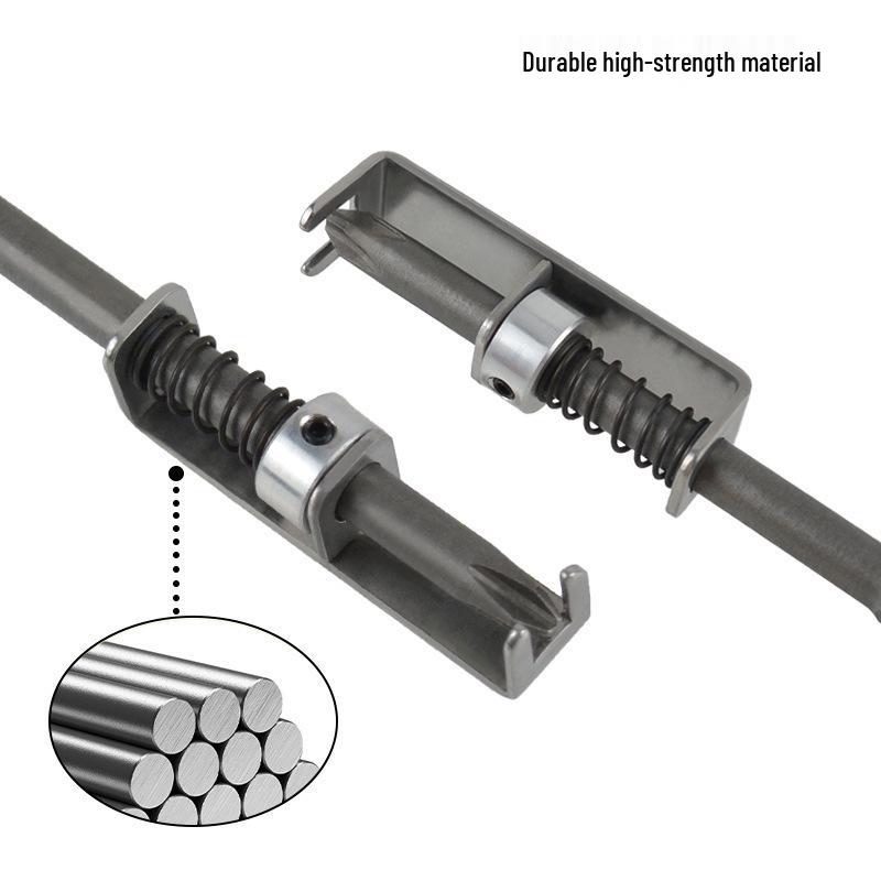 Polohovací šroubovák s pružinou: Univerzální šroubovací nástroj pro ovládání jednou rukou
