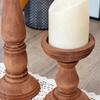 3pcs Wooden Candle Holder Wedding Banquet Columnar Candlestick