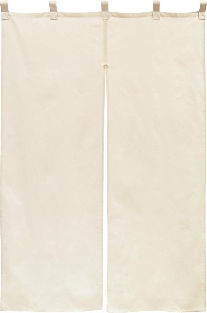Noren Kobo Noren Cotton Shop Restaurant Plain Noren Natural Width 85 X Length 120cm Noren Natural Jersey 11850 Half-length