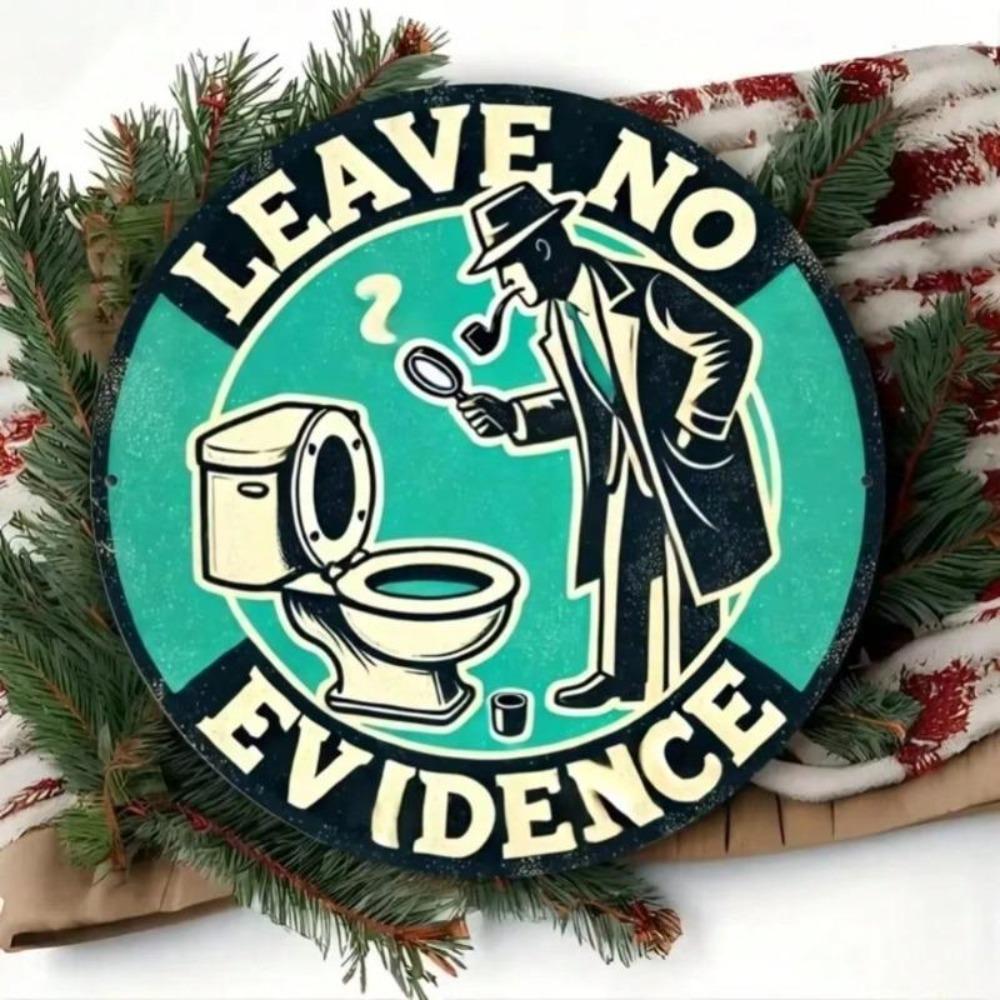 Vintage Humorous Bathroom Metal Sign Iron Wall Art For Home Bar Cafe