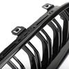 Gloss Black Front Kidney Grille Fit BMW 3 Series F30 F35 2012-2017 Dual Slats