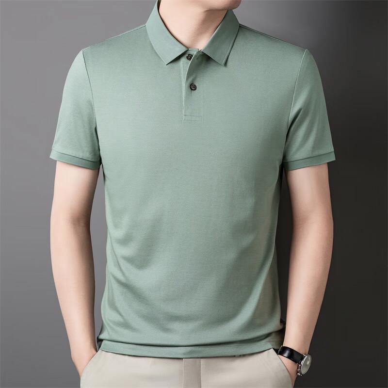 

Firstview Men s Fashion Casual Short Sleeve Polo Shirt FV25X1543 M