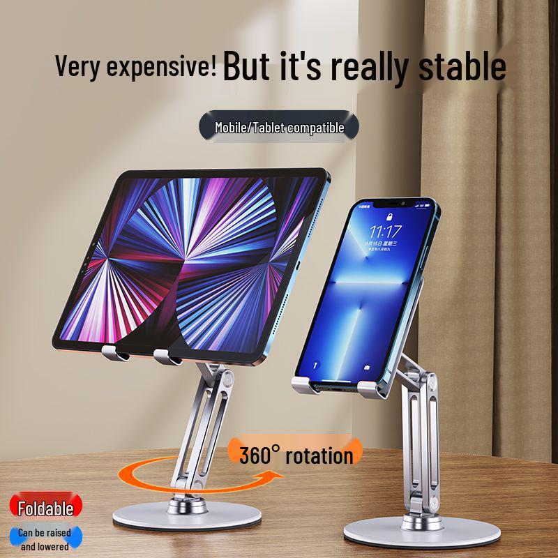 2025 Adjustable Aluminum Desktop Stand for Tablets and Phones