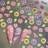 1Pc Relief Texture Floral Nail Art Sticker Waterproof Art Floral Nail Decal Fashion Design Floral Nail Slider