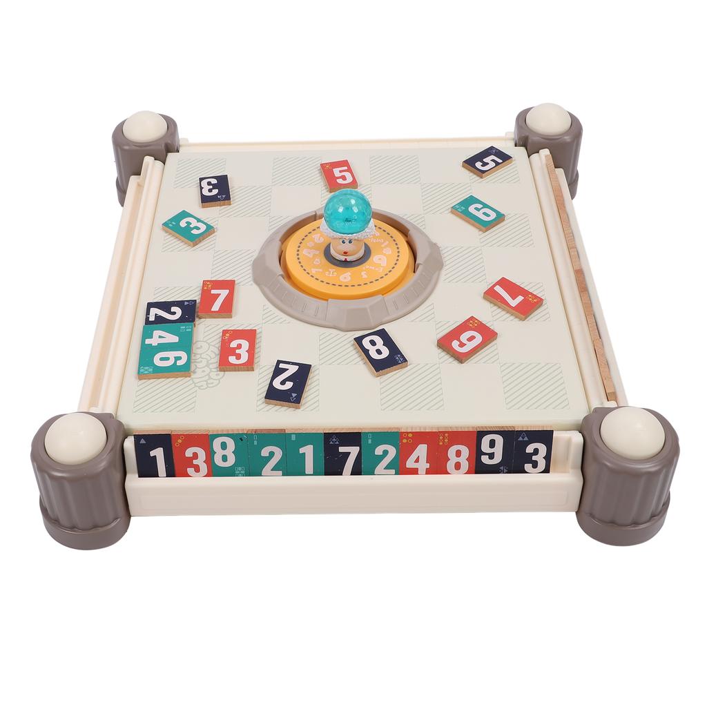 Cube Board Game Set Multiple Modes Portable Rummy Tiles Travel Game Set for Home