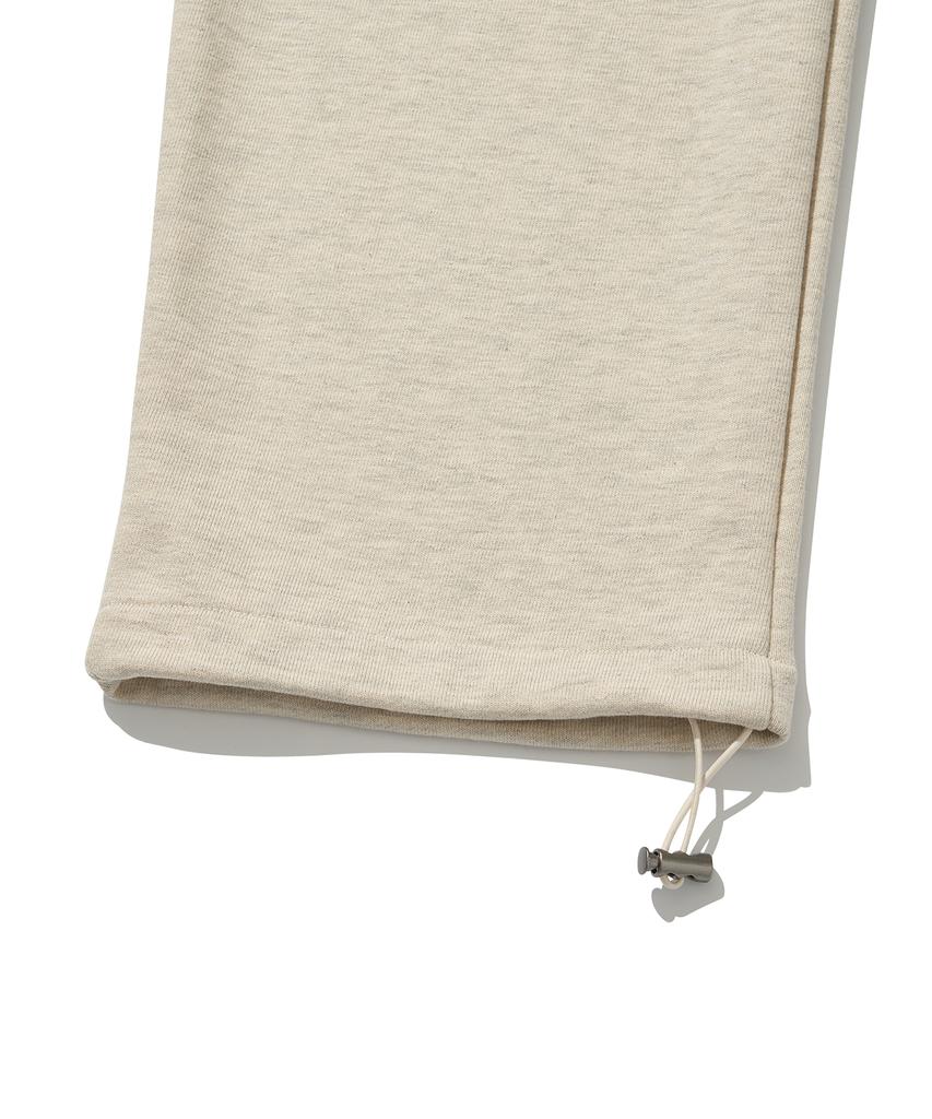 RAW LAB Deep Double-Pleated Wide Sweatpants (Oatmeal)