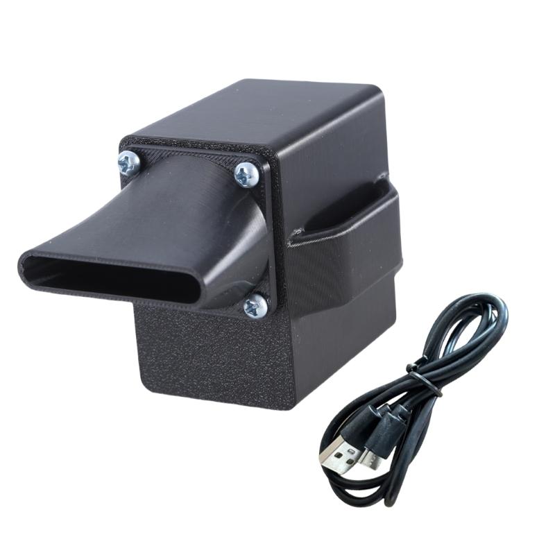 

USB C 5V Air Blower BBQ Fan Blower Speed Controller 6000RPM Portable Fire Blower Grill Fire Starter Blower Fan for BBQ