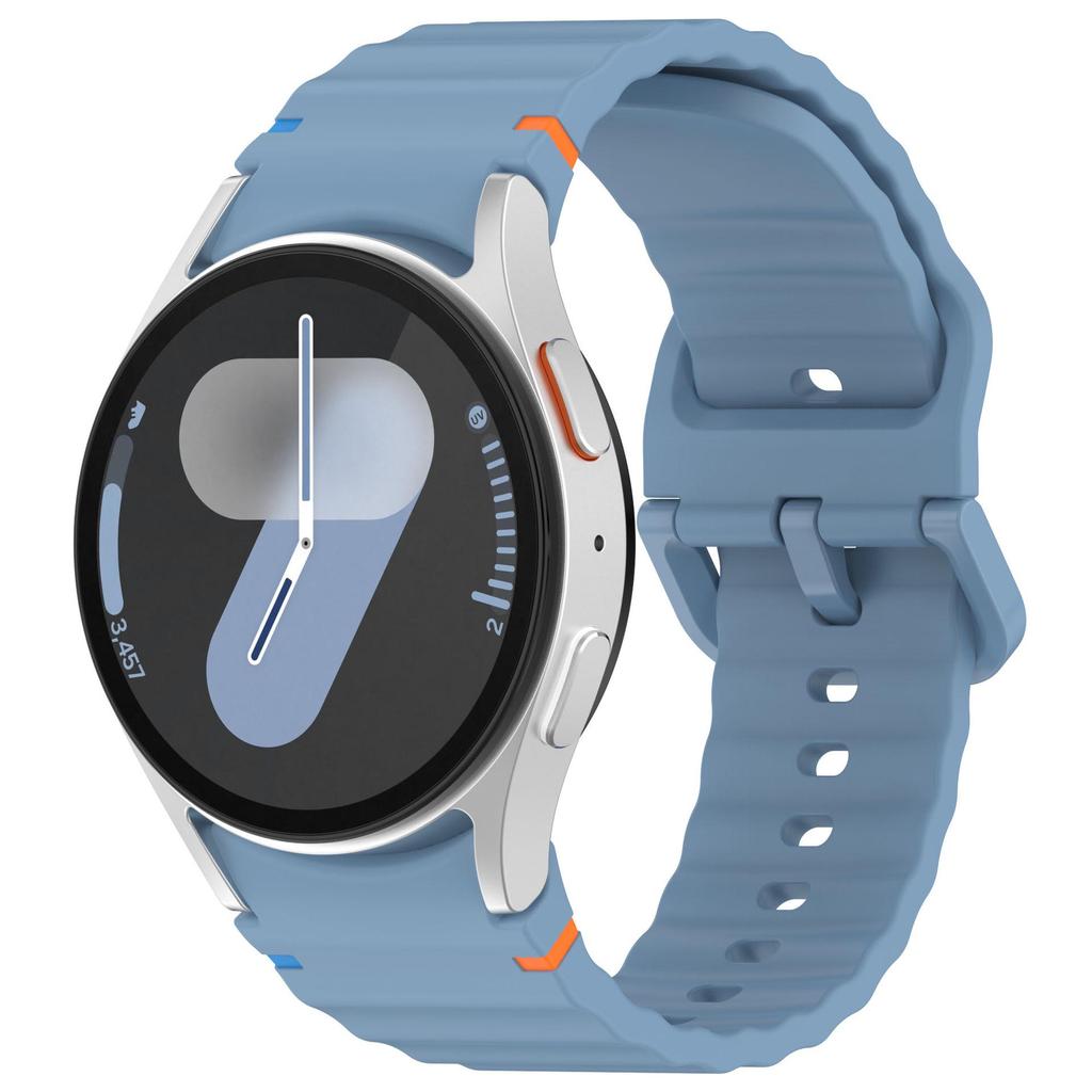 Compatible Silicone Strap with Colorful Buckle for Samsung Galaxy Watch7/FE/6/5/4