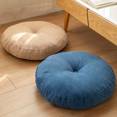 Round Floor Seat Pillow Solid Color Meditation Cushion Oversized Yoga Pillow Floor Cushions Sofa Chair Seat Pads Mat JAF122