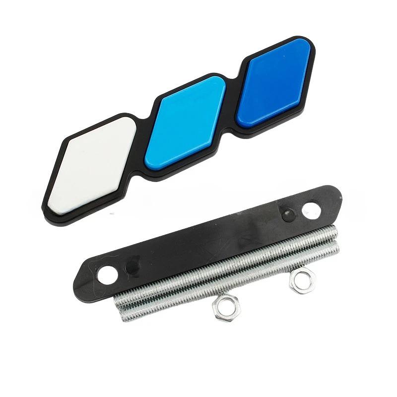 3 Colors Grille Badge Emblem Logo Car Accessories for Toyota Tacoma Tundra 4Runner TRD Highlande Rav4 CHR Strip Air Inlet Auto