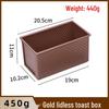 WS Non-stick Wavy Aluminum Toast Loaf Pan