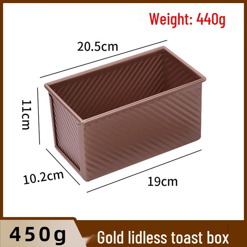 WS Non-stick Wavy Aluminum Toast Loaf Pan