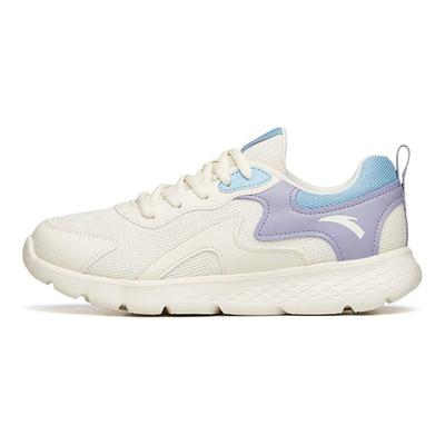 Bequem Vielseitig Stoßdämpfend Rutschfest Abriebfest Leicht Niedrig geschnitten Laufschuhe Damen Sneaker Weiß Lila 922145521-4