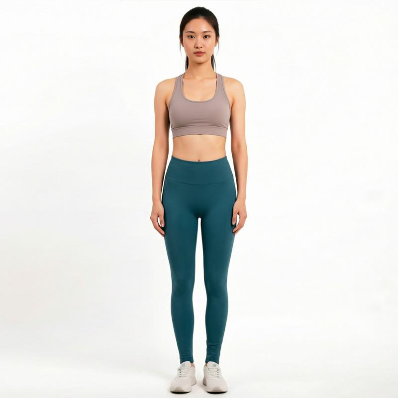 Seamless High-Waisted Butt-Lifting Yoga Pants with Nude Feel & High Elasticity