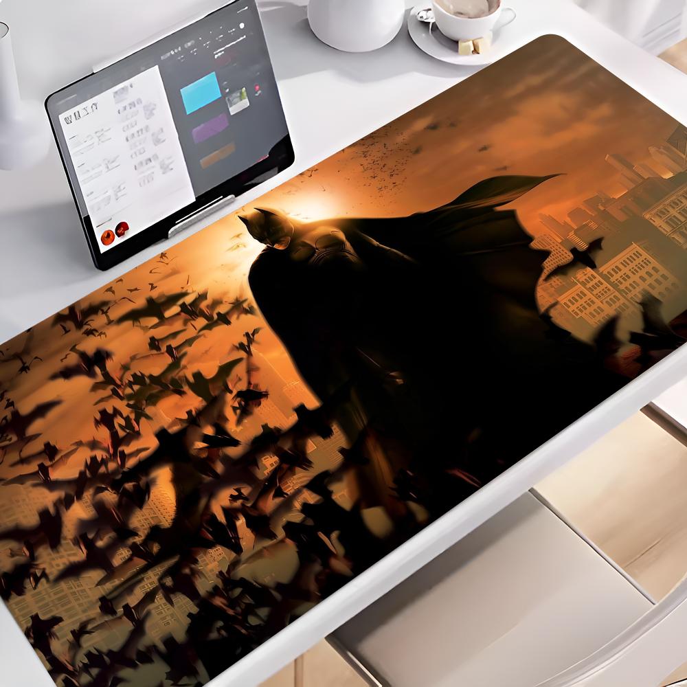 B-Batman A-Arkham Knight Mouse Pad Anime game mause pads cs lol XXL Home HD Computer Desk Mats Carpet Gamer Office Laptop Soft