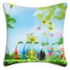 Pillow Covers Cartoon Anime P-Pikmins Sofa Decorative Home Double-Sided Printing Short Plush Cute Cushion Cover