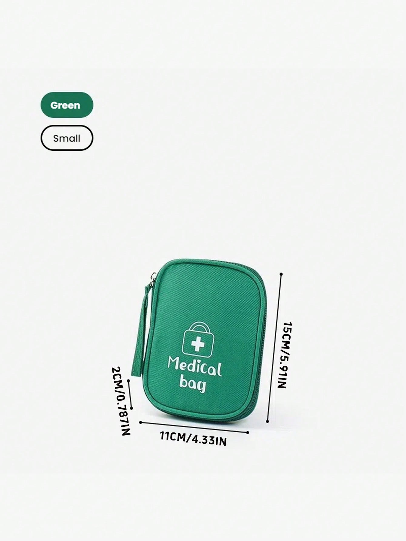 

1 шт. Домашняя портативная аптечка, дорожная медицинская сумка большой вместимости, набор из трех предметов, многофункциональная сумка для хранения лекарств