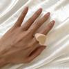 Simplicity Resin Geometric Ring Personality Ring New Peach Heart Shaped Ring