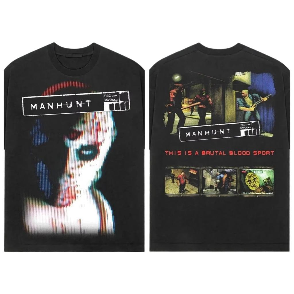 Stylish Roundneck Casual Tops Suitable for Spring and Summer Wear Unisexhunt Y2K Unisexs and Womens American Streetwear TShirts