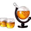 Globus Karaffe Whiskey & Weinglas Aufbewahrungsbehälter Ornamente