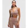 Lululemon Bend This SCoop And SquAre BrA  Light Support  A C Cups Ashen Rose