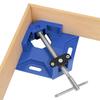 90 Degree Corner Right Angle Clamp T Handle Vice Grip Woodworking Quick Fixture (Red)
