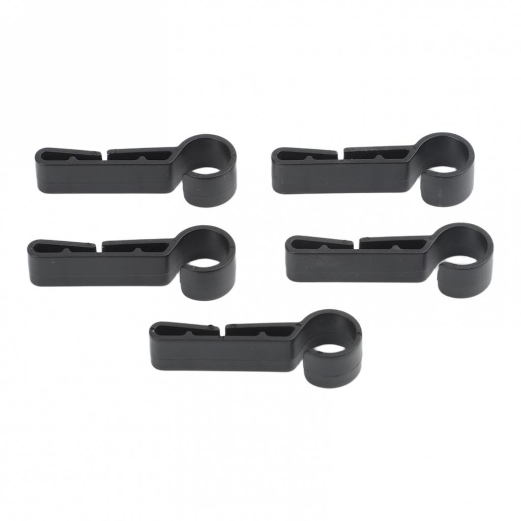 Headlamp Clips 30 Pcs Sturdy Plastic for Secure Helmet Fixing During Activities