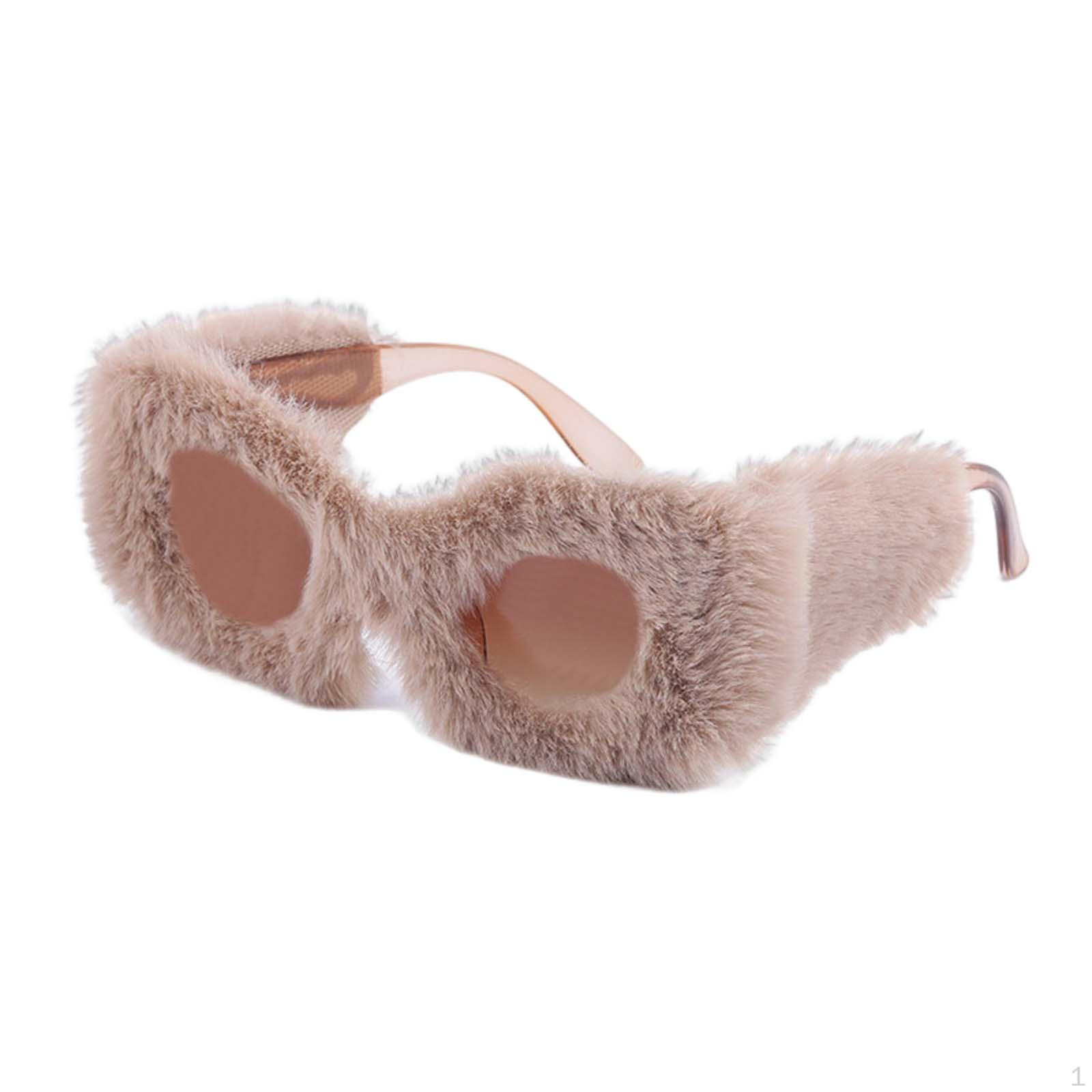 

Солнцезащитные очки Fuzzy Cat Eye, модные, удобные, ретро, солнцезащитные очки для девочек, карнавал