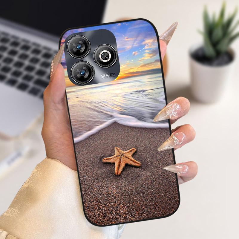 For ZTE Blade A75 4G Case Fashion Cool Animals Printed Silicone Soft TPU Phone Cover For ZTE Blade V60 Smart 4G Fundas V60Smart