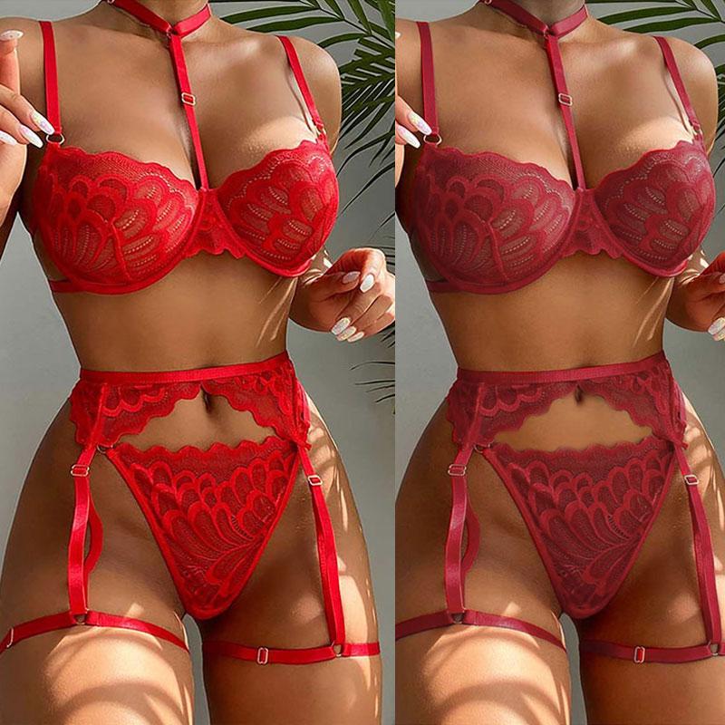 Erotic Bra And Panty Set Underwear Transparent Bras Exotic Sets Ultra Sexy Thong Woman Porn Fancy Lingerie Babydoll Body Kits